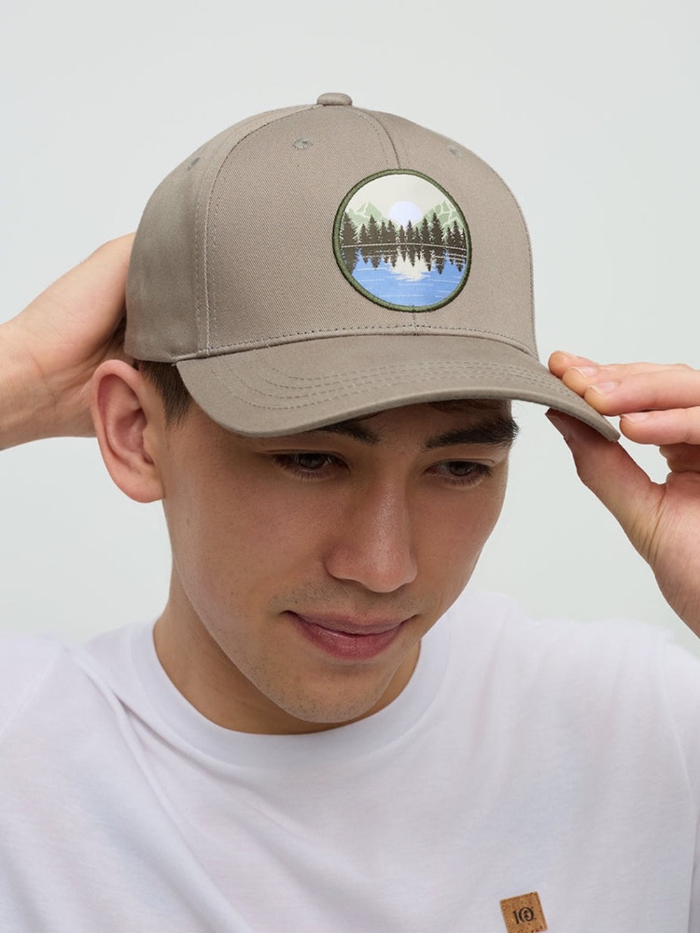 tentree Hat with Lake Graphic